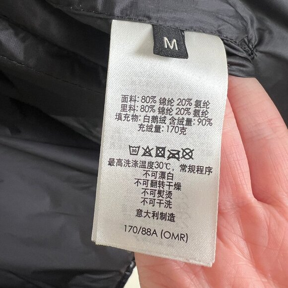 Dunhill Goose Feather Down Puffer Jacket Winter Coat Glossy Puff Waterproof Warm - Picture 11 of 16